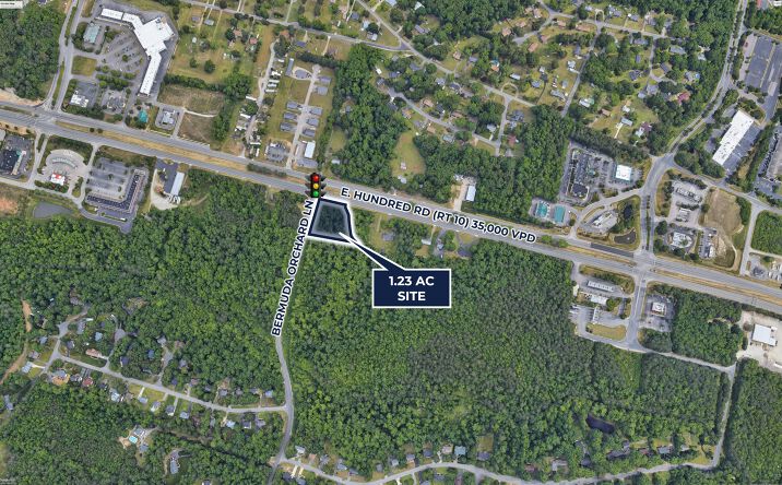 Pictures of Land property located at 521 E Hundred Rd, Chester, VA 23836 for sales - image #1