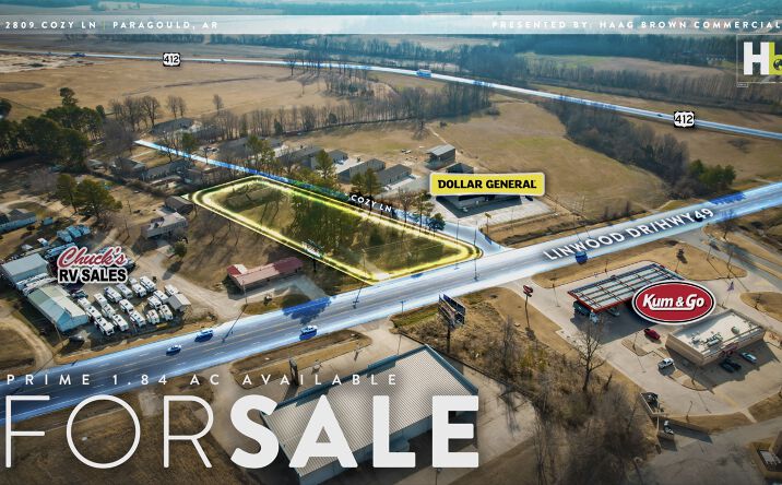 Pictures of Land property located at 2809 Cozy Ln, Paragould, AR 72450 for sales - image #1