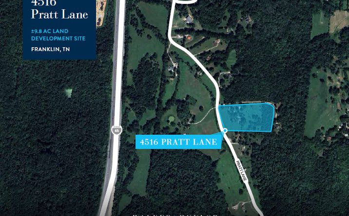 Pictures of Land property located at 4516 Pratt Lane, Franklin, TN 37064-7600 for sales - image #1