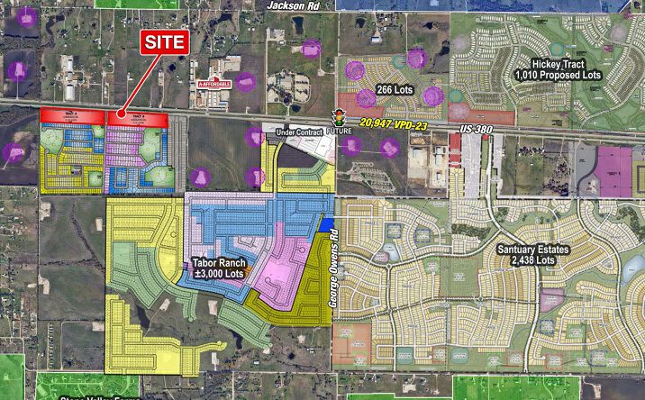 Pictures of Land property located at US 380 & George Owens Drive, Ponder, TX 76259 for sales - image #1