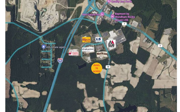 Pictures of Industrial, Land property located at 6764 -NC 48, Battleboro, NC 27809 for sales - image #1