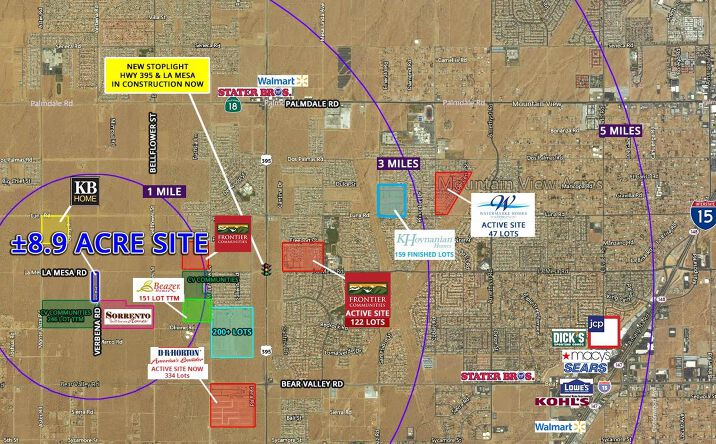 Pictures of Land property located at La Mesa Rd, Victorville, CA 92392 for sales - image #1