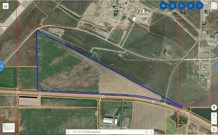 Pictures of Land property located at TBD US Highway 89, Great Falls, MT 59405 for sales - image #1