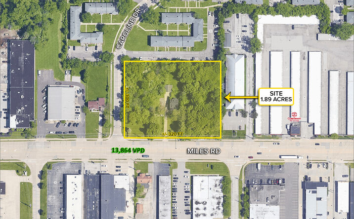 Pictures of Land, Retail property located at 23525 Miles Rd, Warrensville Heights, OH 44128 for sales - image #1