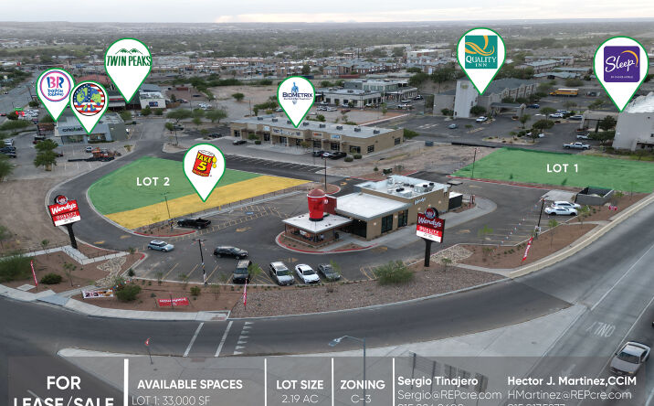 Pictures of Land property located at 929 Sunland Park Dr, El Paso, TX 79922 for sales - image #1