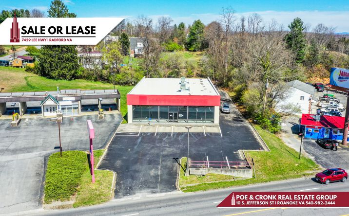 Pictures of Retail property located at 7429 Lee Hwy, Fairlawn, VA 24141 for sales - image #1