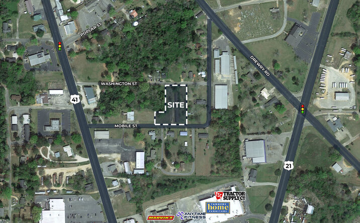 Pictures of Land property located at 140 Washington St, Monroeville, AL 36460 for sales - image #1