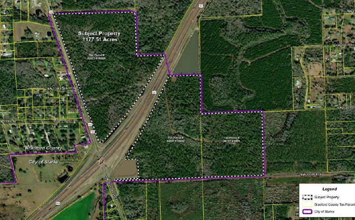Pictures of Land property located at TBD US 301 Bypass, Starke, FL 32091 for sales - image #1