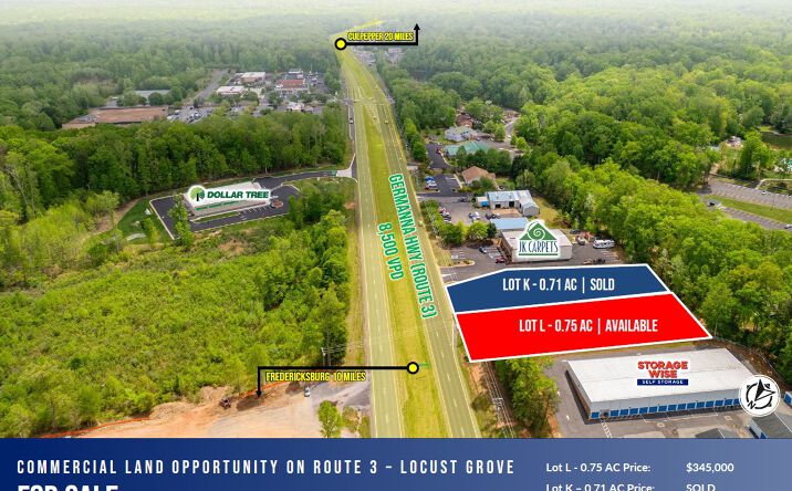 Pictures of Land property located at Lots L & K (L), Locust Grove, VA 22508 for sales - image #1
