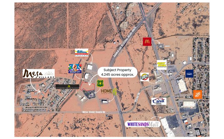 Pictures of Land property located at 3591 Mesa Village Dr, Alamogordo, NM 88310 for sales - image #1