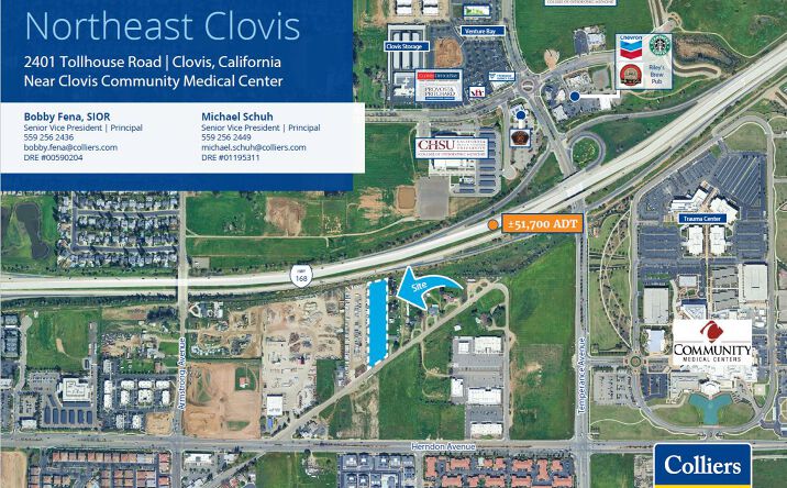 Pictures of Land property located at 2401 Tollhouse Rd, Clovis, CA 93611 for sales - image #1
