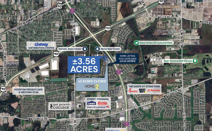 Pictures of Land property located at NWC of E Sam Houston Pkwy and Karissa Ct, Houston, TX 77049 for sales - image #1