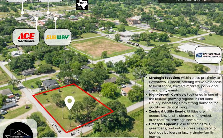 Pictures of Land property located at 8108 Syms St, Fulshear, TX 77441 for sales - image #1