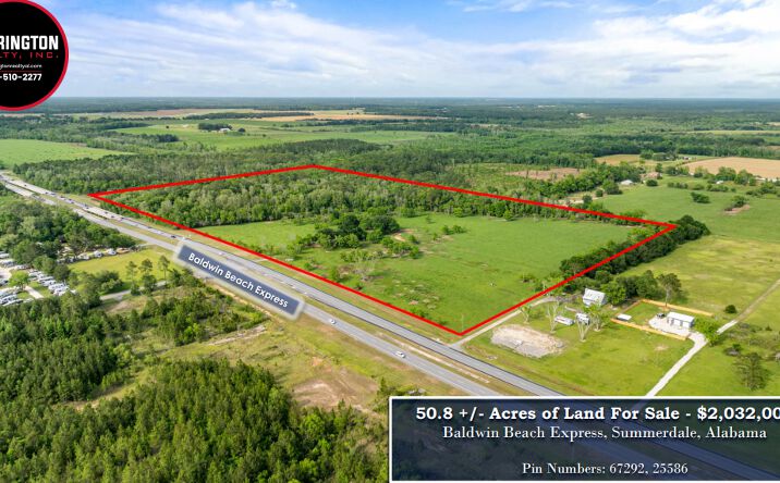 Pictures of Land property located at Baldwin Beach Express, Summerdale, AL 36580 for sales - image #1