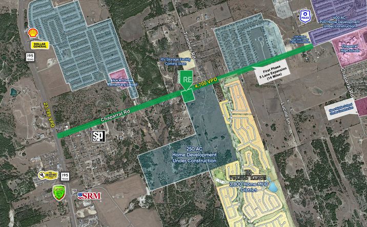 Pictures of Land property located at 3415 Chaparral Rd, Killeen, TX 76542 for sales - image #1
