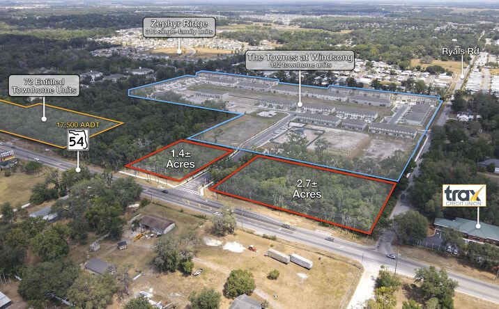 Pictures of Land property located at SR 54 & Nathan Pearl St., Zephyrhills, FL 33541 for sales - image #1