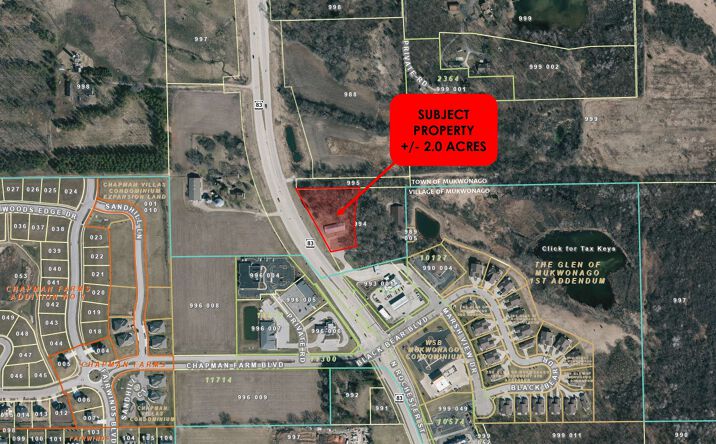 Pictures of Land property located at +/- 2.0 Acres on Hwy 83, Mukwonago, WI 53149 for sales - image #1