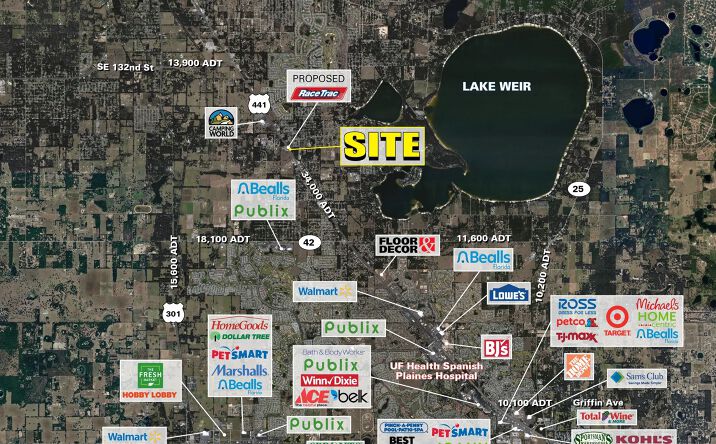 Pictures of Land property located at SEC of US 441 and Sunset Harbor Rd, Summerfield, FL 34491 for sales - image #1