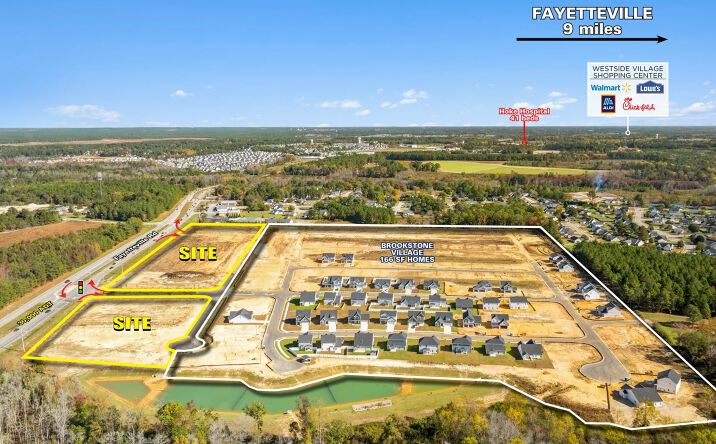 Pictures of Land property located at Fayetteville Rd & Hobson Rd, Raeford, NC 28376 for sales - image #1