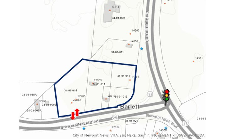 Pictures of Retail, Land property located at Carrollton Blvd and Brewers Neck Blvd, Carrollton, VA 23314 for sales - image #1