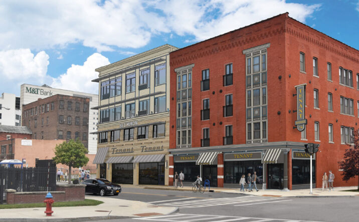 Pictures of Retail, Office, Mixed Use property located at 68 & 76 East Huron Street, Buffalo, NY 14203 for sales - image #1