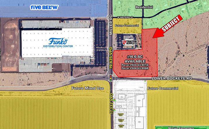 Pictures of Land property located at NEC of Lower Buckeye Rd, Maricopa, AZ 85326 for sales - image #1