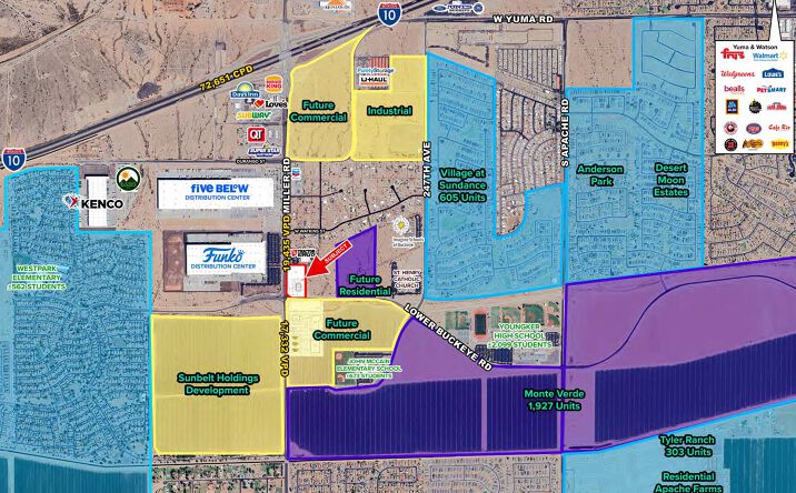 Pictures of Land property located at NEC of Lower Buckeye Rd, Maricopa, AZ 85326 for sales - image #1