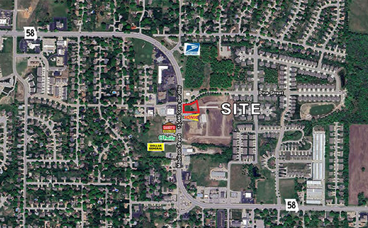 Pictures of Land property located at Madison Street & Pine Street (SEC), Raymore, MO 64083 for sales - image #1