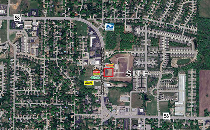 Pictures of Land property located at Madison Street & Pawpaw Road (NEC), Raymore, MO 64083 for sales - image #1