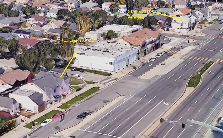 Pictures of Multifamily property located at 7705 S Vermont Avenue, Los Angeles, CA 90044 for sales - image #1