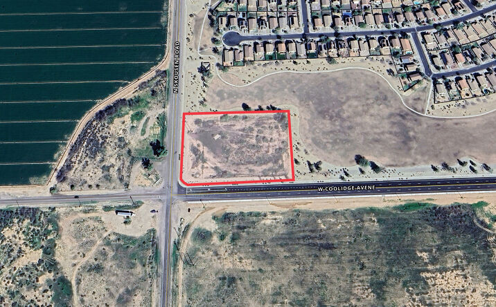 Pictures of Land property located at NEC Skousen Rd & Coolidge Ave, Coolidge, AZ 85228 for sales - image #1