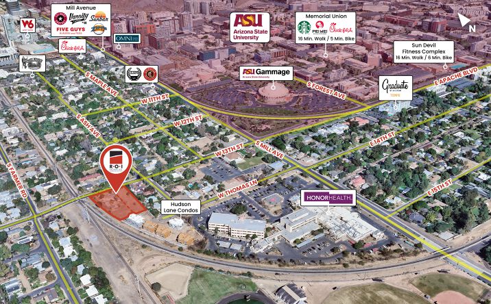 Pictures of Land, Multifamily property located at 63 & 69 W 13th St, Tempe, AZ 85281 for sales - image #1