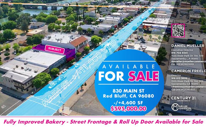 Pictures of Retail property located at 830 Main St, Red Bluff, CA 96080 for sales - image #1