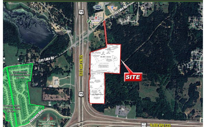 Pictures of Land property located at US-75, Denison, TX 75020, Denison, TX 75020 for sales - image #1