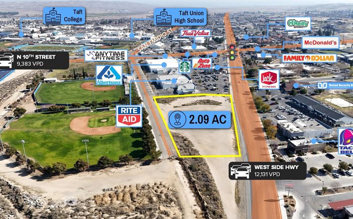 Pictures of Land property located at 1040 Kern St, Taft, CA 93268 for sales - image #1