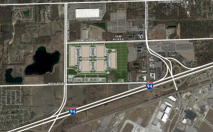 Pictures of Land property located at 12.88 Acres Smith Rd, Romulus, MI 48174 for sales - image #1