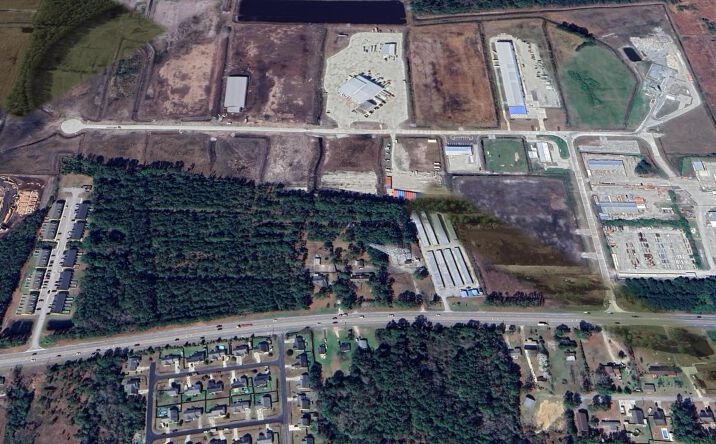 Pictures of Land property located at 489 and 501 US Hwy 17, Holly Ridge, NC 28445 for sales - image #1