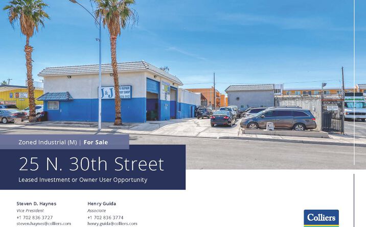 Pictures of Industrial property located at 25 N 30th St, Las Vegas, NV 89101 for sales - image #1