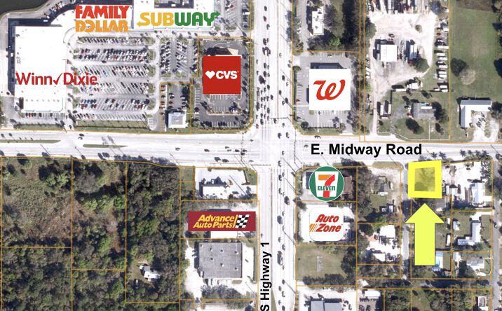 Pictures of Land property located at 393 E Midway Rd, Fort Pierce, FL 34982 for sales - image #1