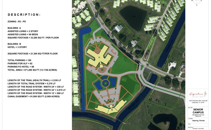 Pictures of Land, Senior Living, Special Purpose property located at 624 Duane Palmer Blvd, Sebring, FL 33876 for sales - image #1