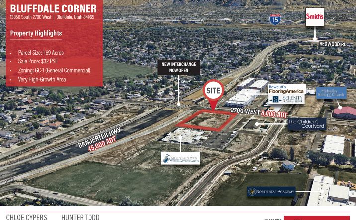 Pictures of Land property located at 13856 S 2700 W, Bluffdale, UT 84065 for sales - image #1