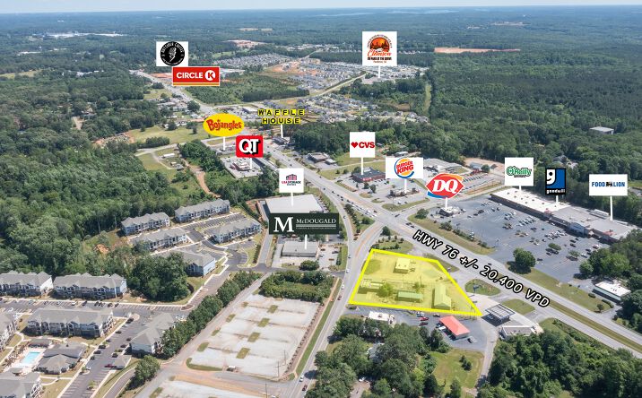 Pictures of Land property located at 7700 US-76, Pendleton, SC 29670 for sales - image #1