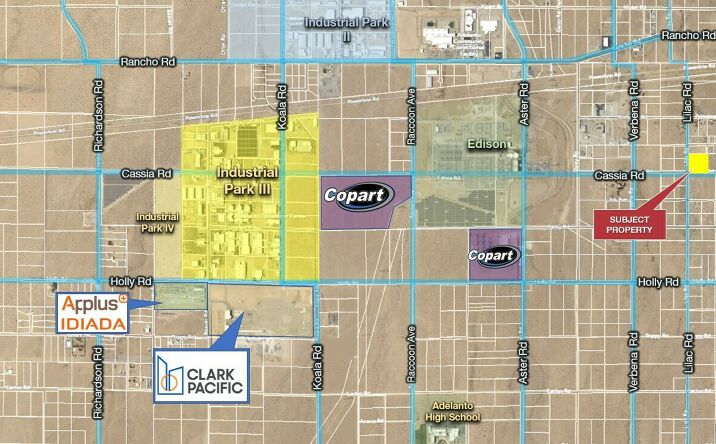 Pictures of Land property located at Lilac Road, Adelanto, CA 92301 for sales - image #1