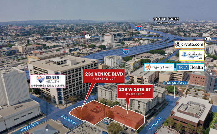 Pictures of Industrial, Land, Mixed Use, Office, Senior Living property located at 236 W 15th St, Los Angeles, CA 90015, 231 Venice Blvd, Los Angeles, CA 90015 for sales - image #1