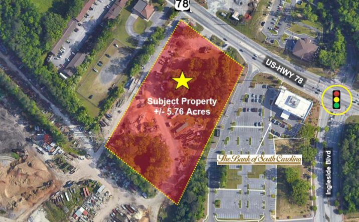 Pictures of Land property located at 9409 Us-Hwy 78, Ladson, SC 29456 for sales - image #1