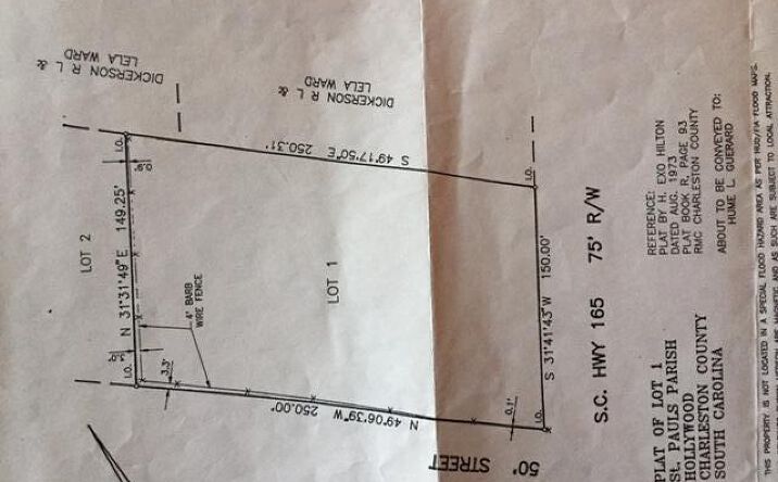Pictures of Land property located at 5239 Sc 165, Hollywood, SC 29449 for sales - image #1