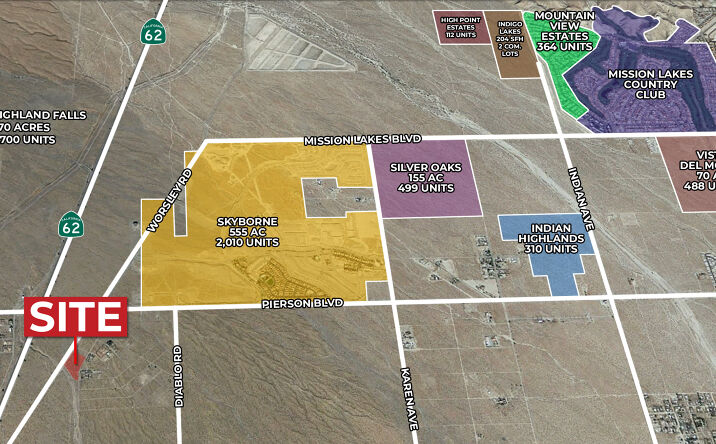 Pictures of Land property located at Worsley Rd & Gateway Blvd, Desert Hot Springs, CA 92240 for sales - image #1