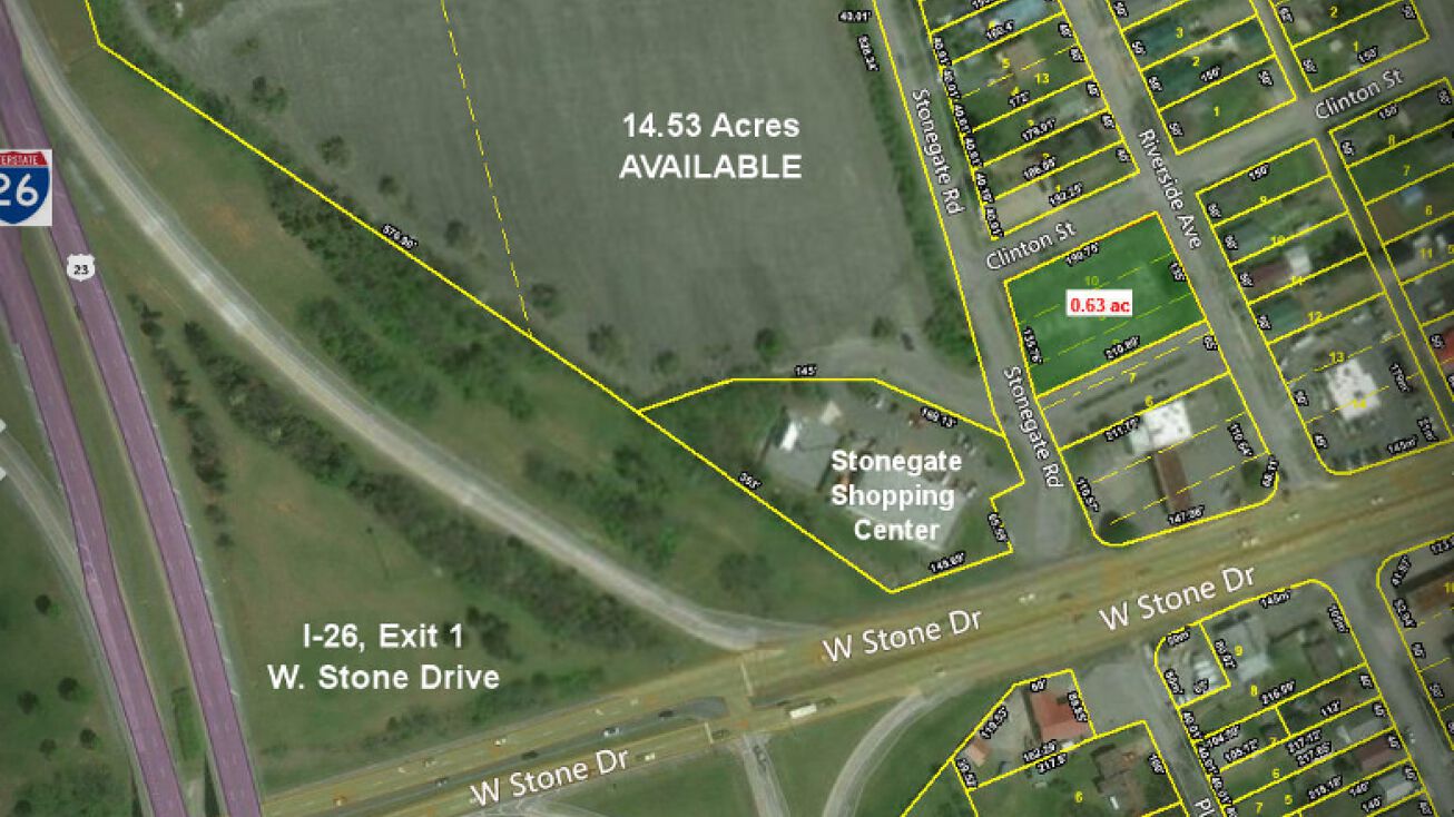 Stonegate Road and Riverside Avenue, Kingsport, TN 37660 Land for