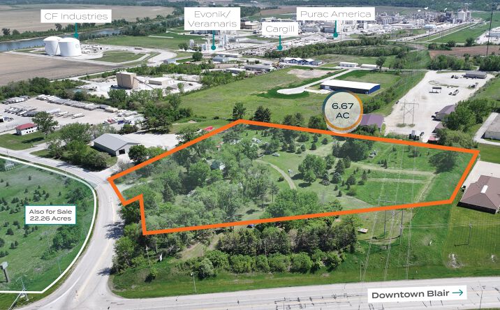 Pictures of Industrial, Land property located at 413 Industrial Park Dr, Blair, NE 68008 for sales - image #1