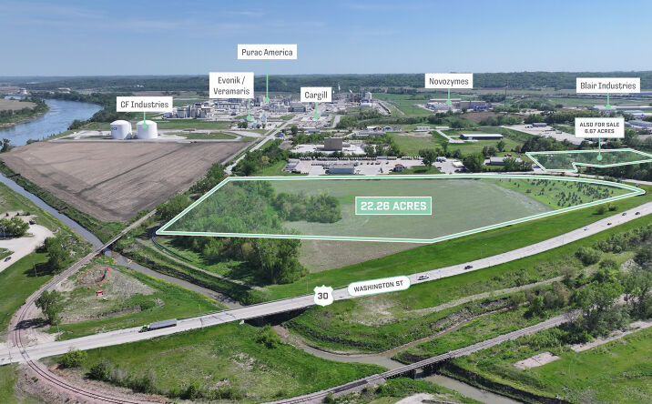 Pictures of Industrial, Land property located at Industrial Park Drive & Hwy 30, Blair, NE 68008 for sales - image #1